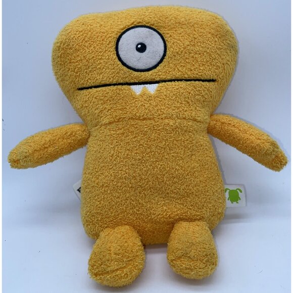 Ugly Dolls Plush Wedgehead Yellow One Eye Weighted Stuffed Toy 7.5” Hasbro 2019 - Picture 8 of 9